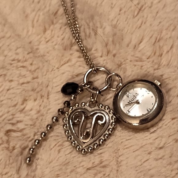 Vintage MUDD Watch/Charm Necklace - Picture 2 of 9
